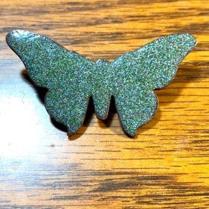 Vintage Enamel Butterfly Moth Brooch Pin